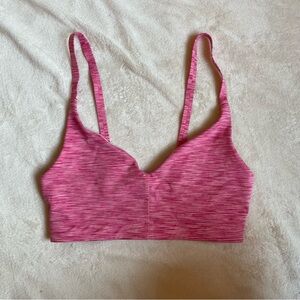 Pink outdoor voices bra